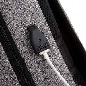 Mochila de Viaje con Logotipo Personalizado, Mochila Escolar de Gran Capacidad para Estudiantes, Mochila para Portátil de Negocios con USB - Product Image 4