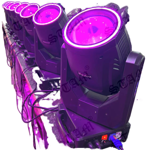 295W DMX512 testa mobile luce fascio RGBW emettitore per feste di nozze locali notturni Disco palchi - Product Image 3