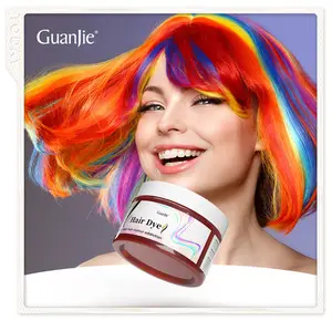 Couleurs cire à cheveux temporaire instantanée unisexe naturel lavable hydratant modélisation mode cire colorée pour cheveux