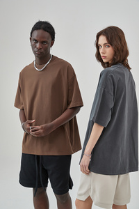 T-shirts délavés à l'acide de haute qualité pour hommes, look vintage rétro, coton premium 280g pour la mode urbaine - Product Image 2