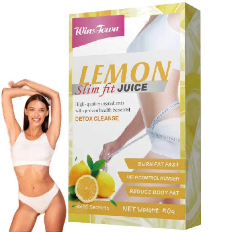 Zesty Lemon Detox for Weight Management Lemonade Flavor Fit Juice Slimming Diet