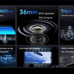 Teléfono Inteligente Resistente Oukitel WP36 PRO, Batería de 10600 mAh, Altavoz Potente, 6+256 GB, 4G, Android 14, NFC, Teléfono Global Oukitel WP36 PRO - Product Image 5