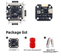 F722 Mini V2 Flight Controller Stm32f722ret6 Mpu6500 Dps310 20X20mm 5V 2.5A 9V 2.5A Bec Mendukung 6.0g untuk Drone Fpv