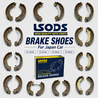 Plaquettes de frein automobile de haute qualité 04495-02180 Plaquettes de frein de roue arrière pour véhicules Toyota japonais