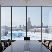 Ventanas Corredizas con Aislamiento Térmico, Diseño Europeo, de Aluminio, con Persianas Horizontales, para Clima Extremo Frío, para Hoteles y Uso en Exteriores