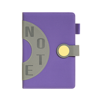 Agenda A5 personnalisé avec couverture en PU faite à la main et plusieurs pages intérieures pour les notes de réunion et les études