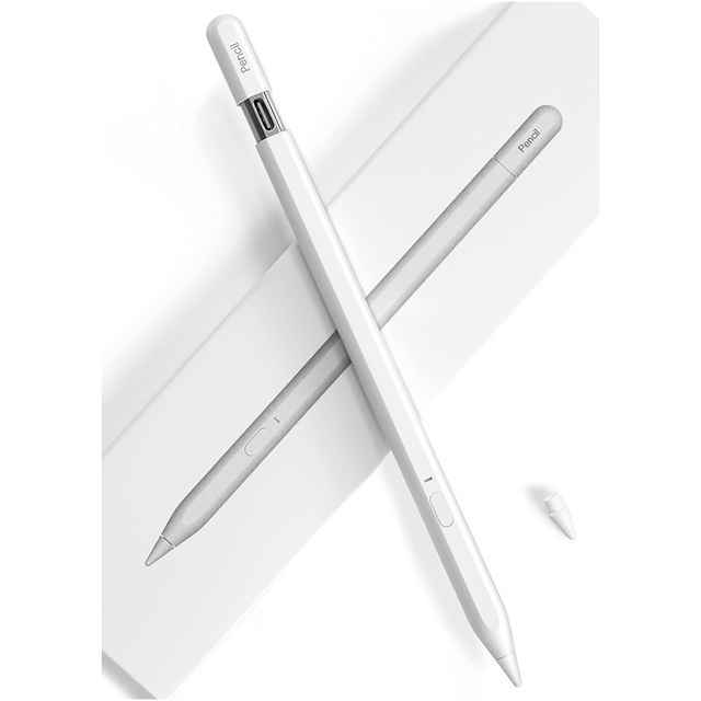 Pencil USB-C Plastic for IPad(2018-2026) Hidden-Port Active Stylus Tilt Palm Rejection App Control Customizable Shortcuts 10