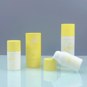 Customized Empty Plastic Lotion <b>Pump</b> <b>Bottle</b> 15 30 50ml Round Cosmetics Face Skin Care Airless <b>Pump</b> <b>Bottle</b> for Cream - Product Image 2