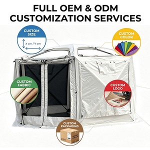 Tente <span class=keywords><strong>de</strong></span> camping familiale professionnelle, pop-up, avec moustiquaire, imperméable, coupe-vent, grand gazebo pour pique-nique - Product Image 2