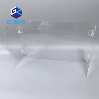 Table de comptoir diviseur acrylique support de protection contre les éternuements en acrylique transparent garder les barrières de protection en acrylique en toute sécurité