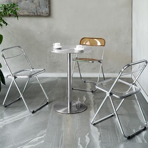 Einfacher Couchtisch im Industriestil, Wohnmöbel, Roter Milchtee-Shop Eisenkunst-Beistelltisch, Moderner Ausziehbarer Edelstahltisch - Product Image 4