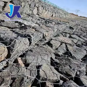 Low-cost Wholesale Gabion Boxes And Hexagonal Woven Wire Mesh For River Flood Control Reinforcement