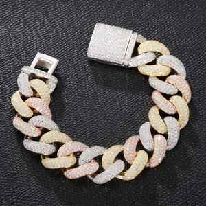 Best Selling 925 <b>Silver</b> Rhodium Plated Moissanite Cuban <b>Bracelet</b> Expert Handcrafted Luxury - Product Image 1