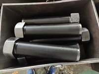Baut sekrup Hex hitam dan mur Din933 M6 Bouten M10 Tuerca Y Perno pengencang M12 M13 baut heksagon 18X80 Mm 8.8 baut kepala Hex