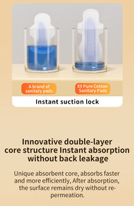 X9 бренд Private Label высокое качество мягкие дышащие хлопковые прокладки гигиенические прокладки - Product Image 5