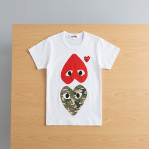 Camiseta de mujer transpirable de algodón jersey con cuello de lazo, diseño animado/de personaje/dibujos animados, pedrería, rayas y letras, en seda blanca. - Product Image 2