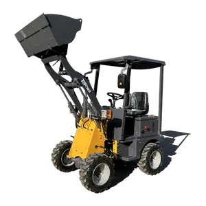 Nhỏ điện loader kỹ thuật máy móc xây dựng đa chức năng 4WD 400kg điện loader