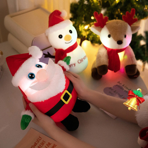 Trẻ Em Người Tuyết Giáng Sinh Đồ Chơi Sang Trọng Led Đồ Chơi Ánh Sáng Lên Người Tuyết - Product Image 5
