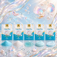 Kit de Manucure et Pédicure Luxueux Effet Bulle Nacre, Coffret Soin des Pieds 5 Étapes au Collagène Détox, Vente en Gros, Personnalisation OEM