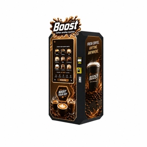 เครื่องจำหน่ายกาแฟอัตโนมัติเชิงพาณิชย์ หน้าจอสัมผัส เครื่องชงกาแฟแบบ Bean-to-Cup ระบบจัดการผ่านคลาวด์ รองรับการชำระเงินหลากหลายรูปแบบ - Product Image 1
