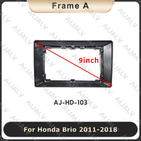 Autoradio Android 10 pouces avec écran tactile GPS, émetteur FM, amplificateur pour Brio 2011-2018, noir mat, stéréo portable