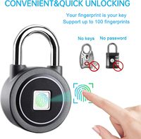 YH3740 Cadenas intelligent à empreinte digitale pour armoire de dortoir et salle de sport, étanche IP65, recharge USB, Wi-Fi pour contrôle via application Tuya, haute qualité