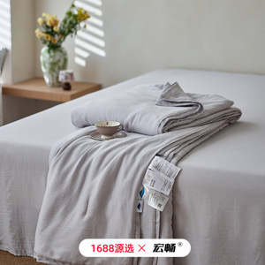 Edredón de Verano Tencel 2.5-3 Jin, Lavable a Máquina, Color Sólido, Juego de Ropa de Cama Rectangular - Product Image 1