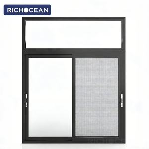 Fenêtres coulissantes en aluminium ultra-étroites insonorisées RICHOCEAN, modernes, avec isolation thermique, vitrage extérieur - Product Image 1