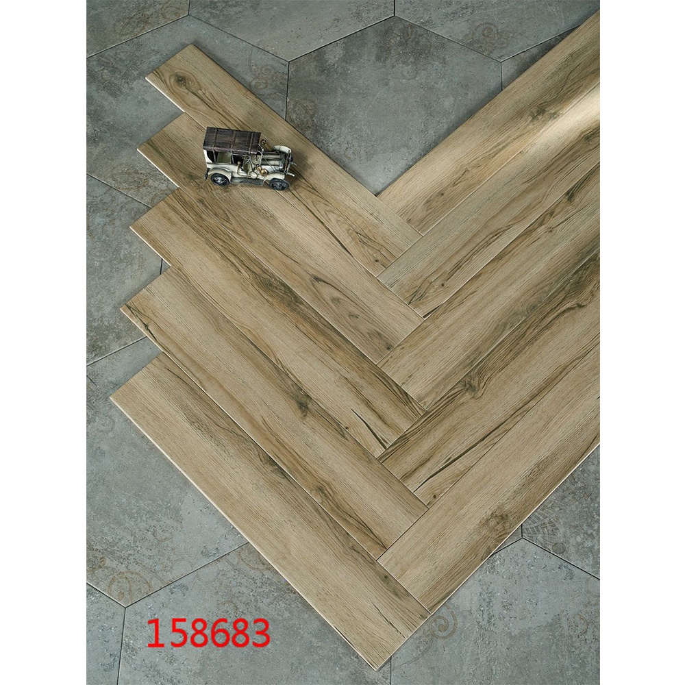 Wooden Looking Ceramic Wood Grain Design Floor Tile