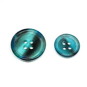 Nút may tùy chỉnh thời trang 4 lỗ, chất liệu nhựa giả sừng, dùng cho vest và áo khoác - Product Image 3