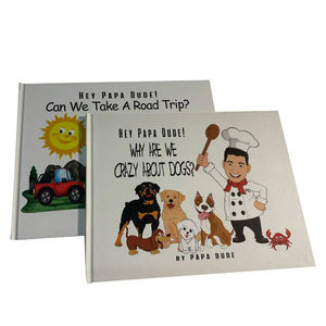 หนังสือเรื่องราวการผจญภัยสำหรับเด็กปกแข็งสีสันสดใส - หนังสือปกแข็งแบบสั่งทำพิเศษ - Product Image 1
