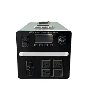 2000w 3000w 5000 Watt 2kw 3kw 5 Kva Outdoor Camping Mobile Charging Generator Solar Generator Portable Power Stations Battery