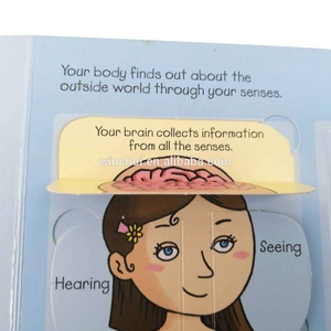 <span class=keywords><strong>Libro</strong></span> de juguete de rompecabezas personalizado de papel Yimi, impresión en inglés, diferentes partes del <span class=keywords><strong>cuerpo</strong></span>, libros cognitivos de aprendizaje temprano para bebés - Product Image 2