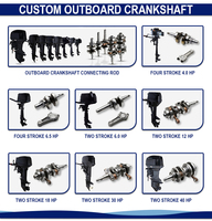 Kit d'arbre à cames neuf pour moteur hors-bord essence 2 temps 2 cylindres 20/30 CV OEM Mercury & Tohatsu, fabriqué en Chine
