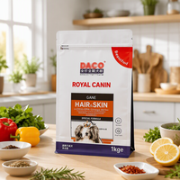 Sacs personnalisés à fond plat pour aliments pour animaux de compagnie, en aluminium et plastique Mylar scellé, pour friandises pour chiens et sushis