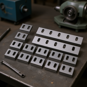 Kit de lames pour broyeur industriel, 12 lames mobiles et 2 lames fixes SKD-11 pour modèle 400 - Product Image 2