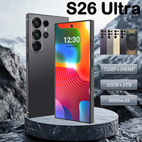 Smartphone 5G S26 Ultra Haute Définition avec Écran 6,9 Pouces, Processeur Deca Core, 22 Go + 2 To, Stylet Intégré