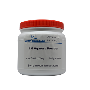 Agarosio a basso punto di fusione Tinzyme LM10 (Agarosio LM) in polvere, purezza 99%, struttura più fine e risoluzione superiore, 10g/100g/500g - Product Image 2