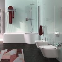 WC suspendu mural en céramique de luxe européen avec réservoir dissimulé sans réservoir pour salle de bain