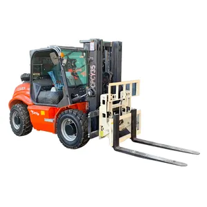 2.5ton 5m Diesel Forklift accommodate mose loading unloading tasks diesel forklift have small turning radius