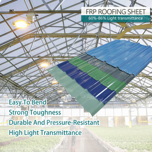 Tragaluz UV estable FRP Hoja <span class=keywords><strong>trapezoidal</strong></span> Hoja <span class=keywords><strong>de</strong></span> techo <span class=keywords><strong>de</strong></span> fibra <span class=keywords><strong>de</strong></span> vidrio Hoja FRP - Product Image 5