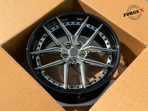 Adaptado para S101SC 2 piezas 19 "20" 21 "22" ruedas de coche de pasajero de plato profundo negro Chevrolet Corvette C5 C6 C7 C8 5 agujeros - Product Image 4