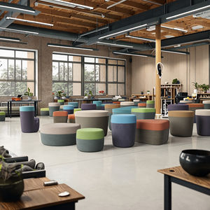 Modernes trend iges zweifarbiges mehrfarbiges Hocker-<span class=keywords><strong>Set</strong></span> Stilvoller Stoff Kommerzielles Hotel Schule Outdoor Home Office Wohnzimmer Werkstatt Verwendung - Product Image 3