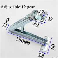 Pied de meuble de salle à manger/cuisine avec mécanisme de levage supérieur pliant charnière de montage de matériel support de charnière à ressort