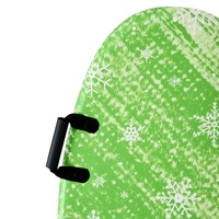 Luge à neige longue pour enfants - Conception confortable en mousse plastique pour le ski et le snowboard toutes saisons Marque libre