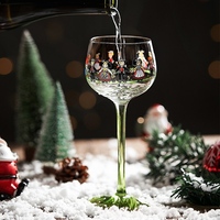 Coupe Alsace Little Man - Coupe à vin rouge haute de style nordique avec coupe à cocktail champagne créative et personnalisée et coupe poupée.