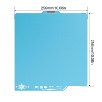 Plaque de construction froide BIQU CryoGrip Pro Frostbite |   257x257mm |   Surface PEI à texture fine |   pour imprimante 3D Bambu Lab P1 X1 A1