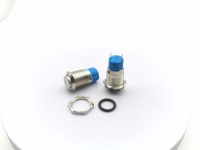 Interrupteur à bouton-poussoir métallique 12 mm, à réinitialisation momentanée, mini-bouton rond étanche à verrouillage pour modification automobile