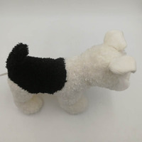 Vente en gros de jouets en peluche pour chiens 10 pouces, crème debout et noir