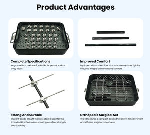 Instrumentos ortopédicos veterinarios Fractura Fijación ósea Cirugía Veterinaria Juego de fijador externo - Product Image 2